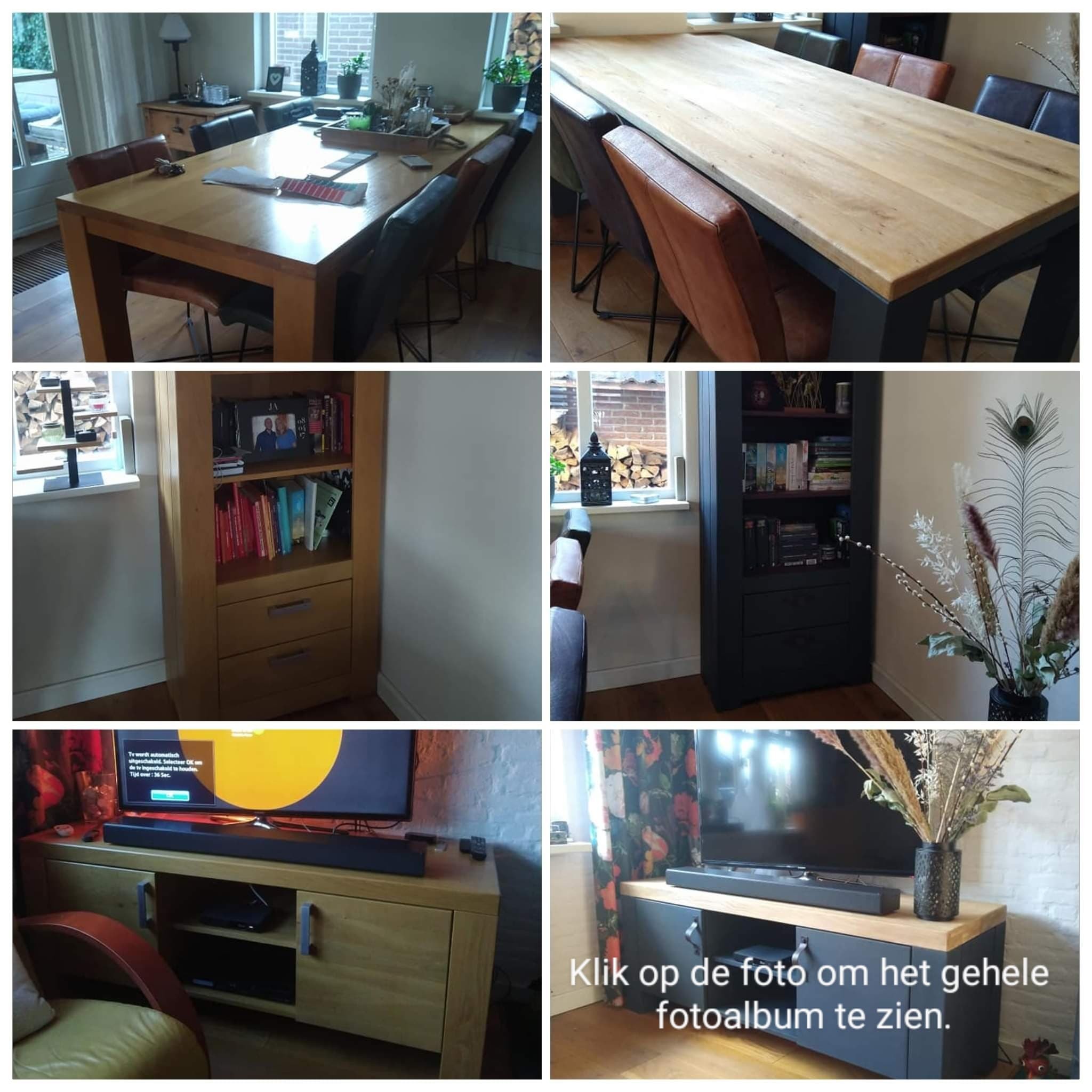 Geheel klassiek blank eiken interieur opgeknapt.