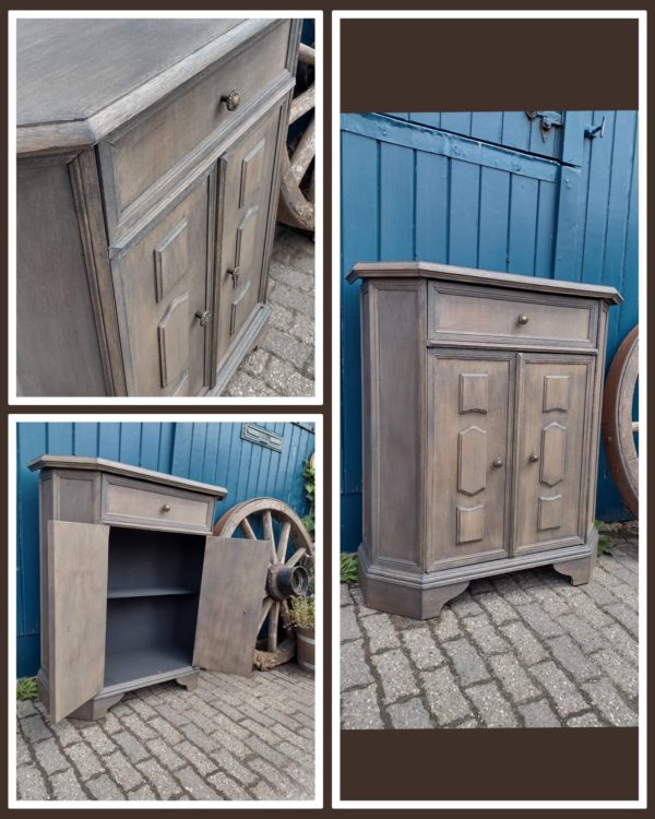 Tof kastje old grey gezandstraald