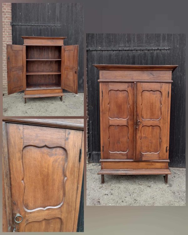 *Nog te restylen* Strakke biedermeier kast