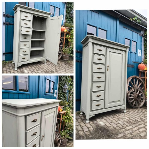 Meidenkast oud groen