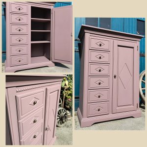 Meidenkast ladekast "Midnight Plum"