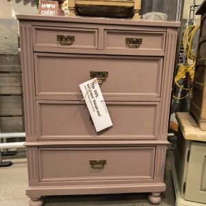 Vintage ladekast "Midnight Plum"