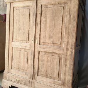 Frans eiken broodkast gezandstraald