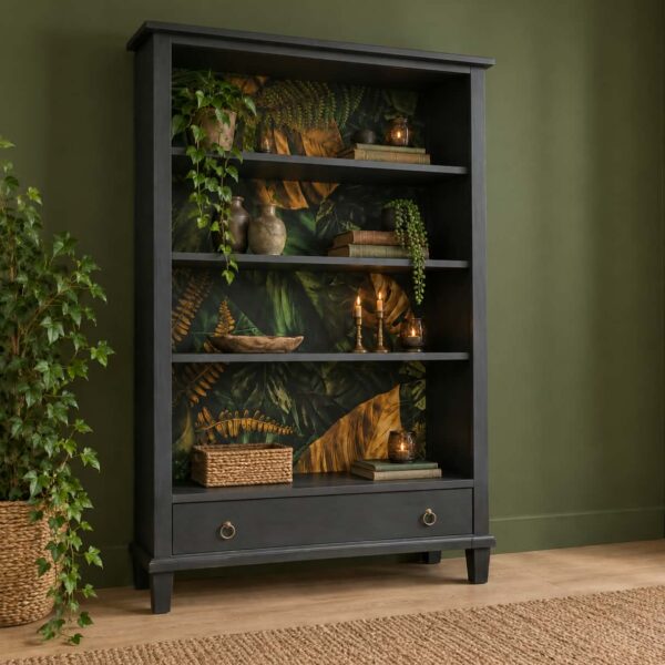 Sfeerkast boekenkast mat zwart