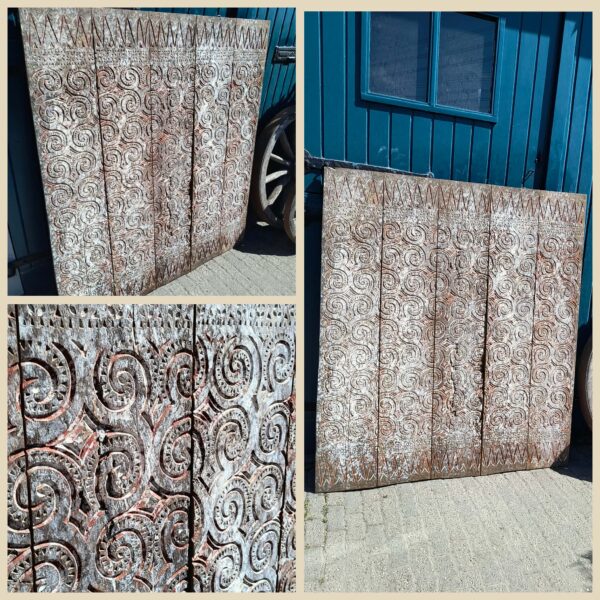 wandstuk antieke panelen Indonesië