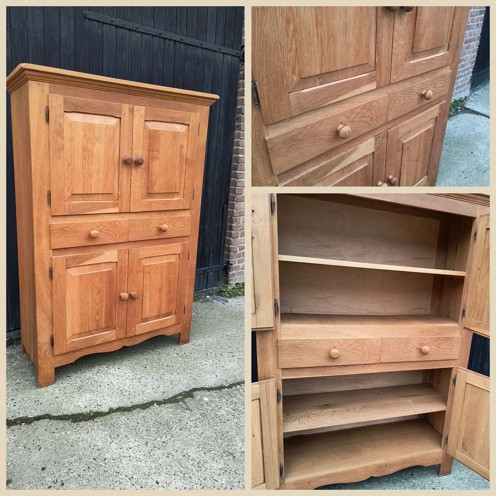 Strakke eiken kast