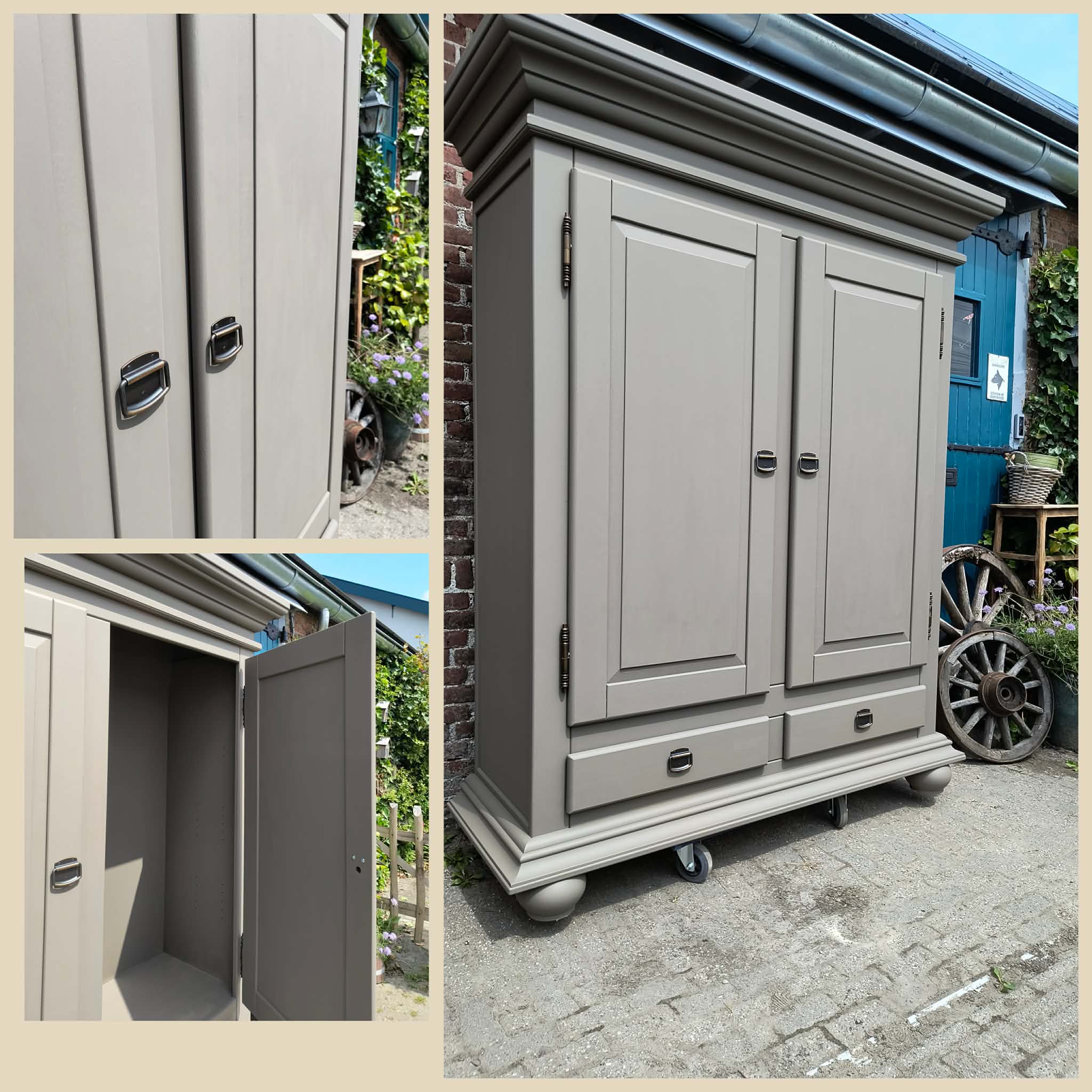Broodkast buffetkast taupe - Image 2