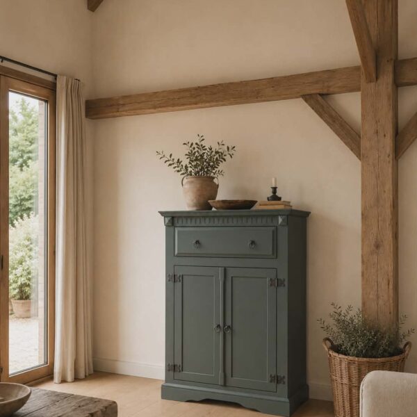 Stoere groene kast