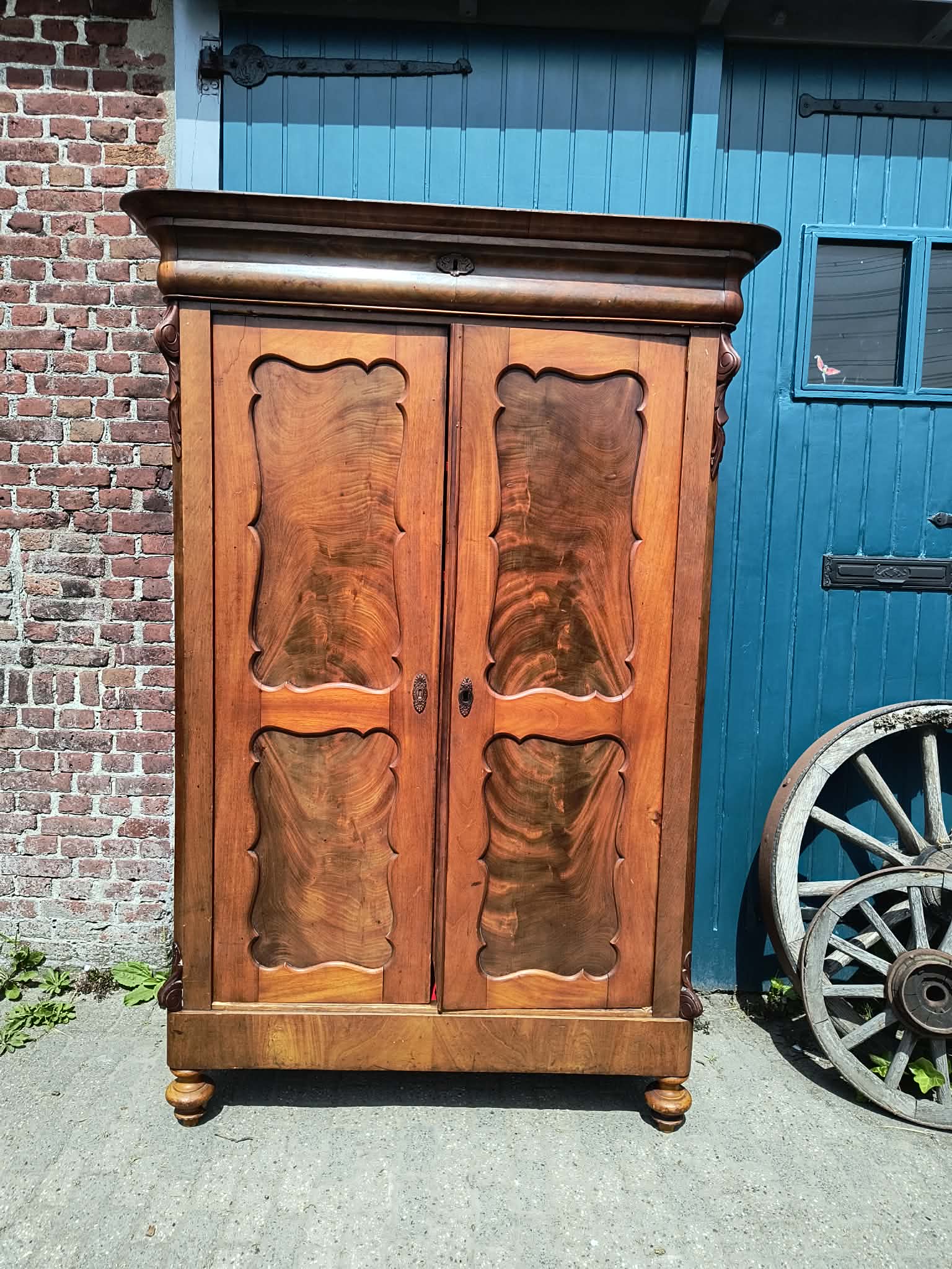 Biedermeier meidenkast - Image 3