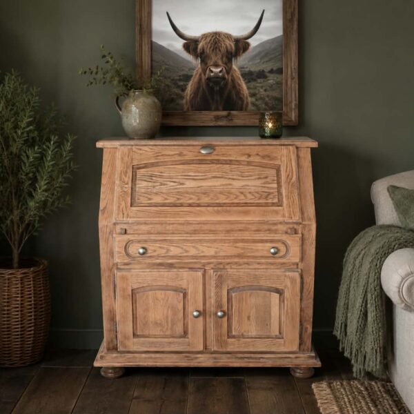 Secretaire massief eiken