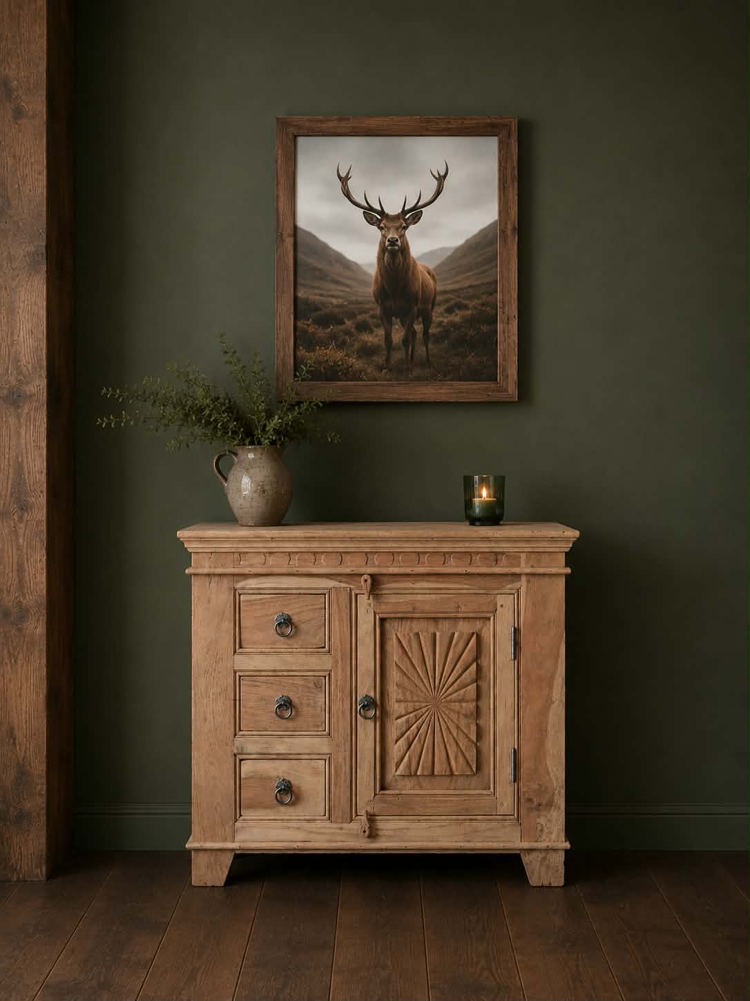 Kast massief teakhout teakwood
