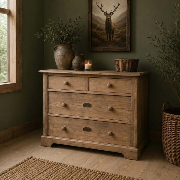 Oud hollands vintage ladekast commode