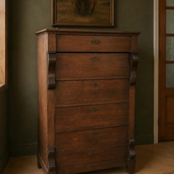 Vintage ladekast eiken