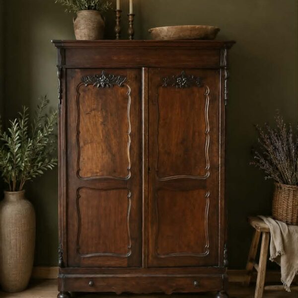Biedermeier meidenkast topstuk!